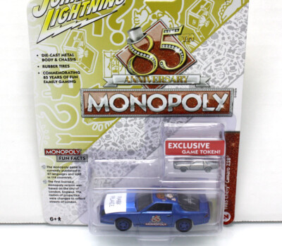 Johnny Lightning 85th Anniversary Monopoly 1985 Chevy CAMARO Z28 +
