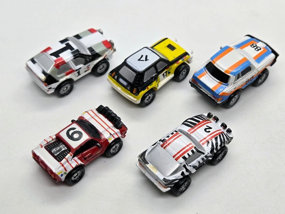 Micro Machines 1988 #16 RALLY RACERS Ferrari 308 Audi Renault Mazda RX-7 Benz - Image 2 of 3