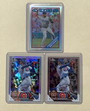 2023 Topps Chrome Christopher Morel Prism Refractor / 35th / Base 3 RC Lot Cubs