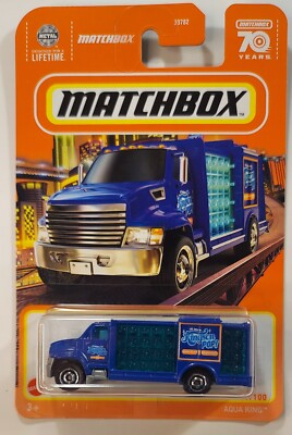 Aqua King 57/100 Matchbox 2023 HKW88 blue KINGSON POP delivery truck