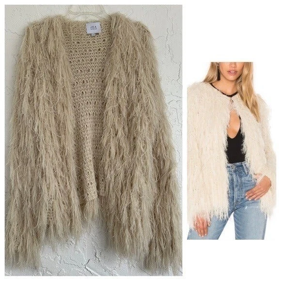 Oversized shaggy shop cardigan