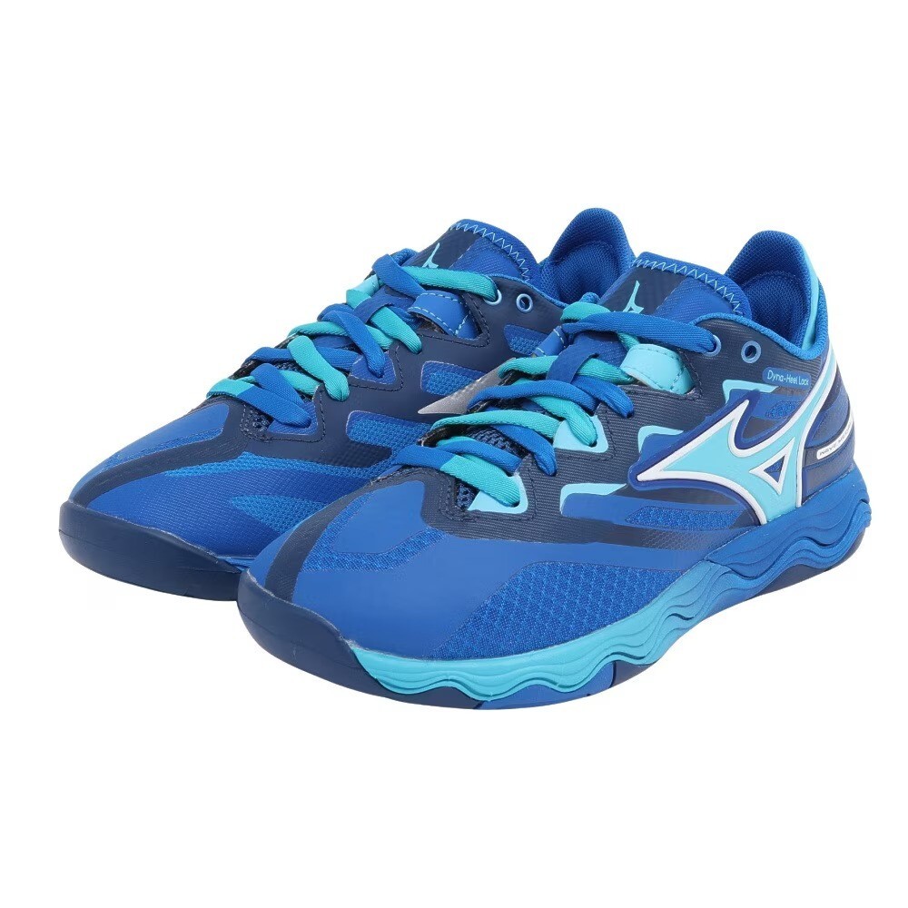 Mizuno Table Tennis Wave Medal Neo Blue White 81GA232522 Men's