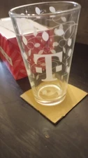 T-Mobile Tuesdays Pint Glass Cup NIB LIMITED EDITION Sting light/snow- See Pics!