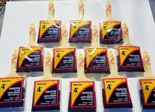 12 PAINT BRUSH ECONOMY POLYESTER  ALL PURPOSE BRUSHES 1" 1.5" 2" 3" 4"