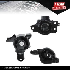3x Engine Motor & Transmission Mount For Honda 2007-2008 L4 1.5L Auto Trans.