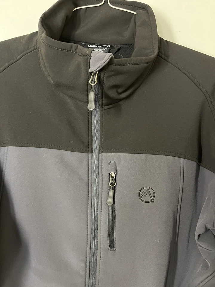 Chaqueta softshell Minus Zero para hombre cremallera completa cuello alto sendero de senderismo grande de lana Foto 2 de 4