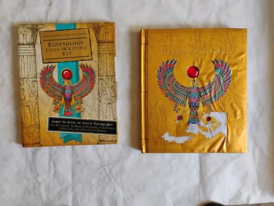 Set Of 2 Egyptology Code-writing Kit(New) & Egyptology Book(Used)
