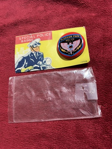 Vintage 1960’s Obsolete Toy Special Police Badge, Plorham Park (NJ) Police. Jets - Bild 5 von 6