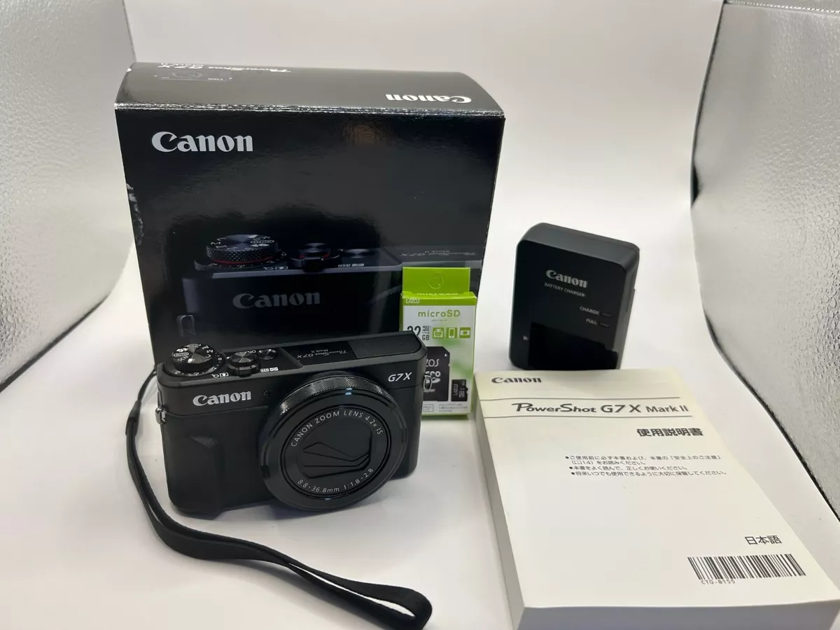 Canon PowerShot G7 X Mark II 20.1MP Digital Camera 8.8-36.8mm f/1.8-2.8 Box  SDC