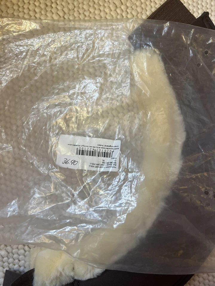 Komplett neu Busse Hufglocken mit Fell braun - Bild 2 von 2