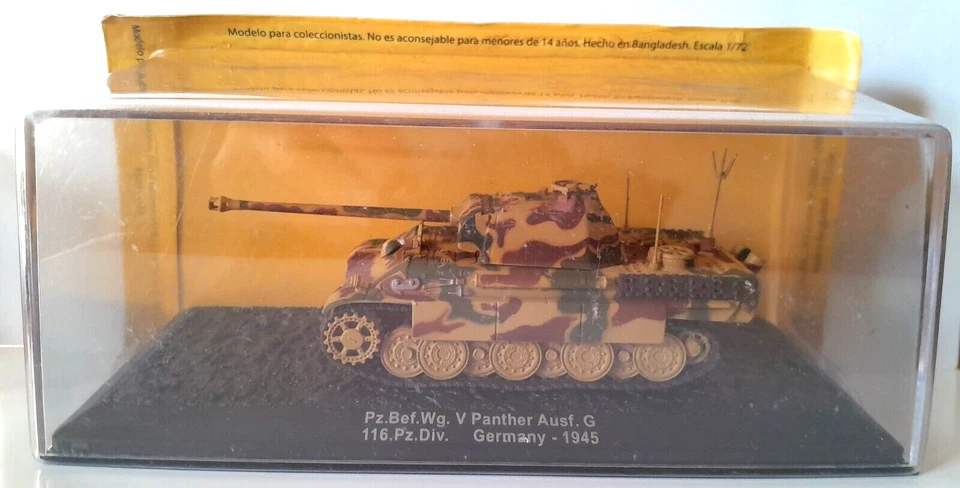 Die Cast Tank 1/72 Pz.Bef.Wg V Panther Ausf. G - Allemagne 1945 - Échelle 1/72 - Photo 1/1
