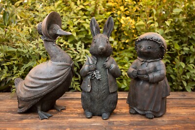 Peter Rabbit Large Resin Statue | Home Garden Ornament Beatrix