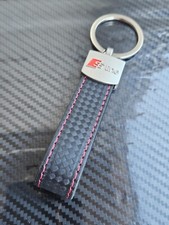 Porte clé logo S line Audi A1 2 3 4 5 6 7 8   neuf sous blister