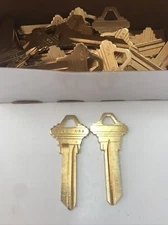 Key Blanks for Locksmith / 50 Schlage SC4 1145A  / Brass / Made in USA by Ilco