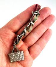 Longaberger Basket Keychain Purse Charm Fob J9d