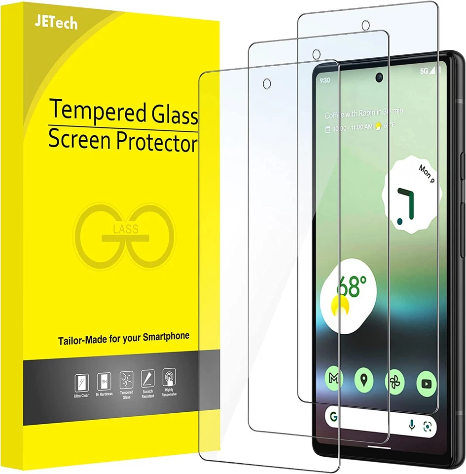 For Google Pixel 3a 4 4a 5a 5G 6 7 Gorilla Tempered Glass Screen Protector Cover - Image 3 of 4