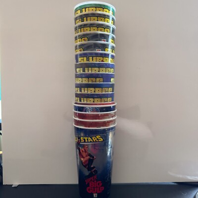 2010 2011 WWE 7/11 Wrestling Cup Slurpee Big Gulp Summerslam All Stars Lot