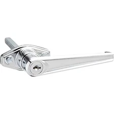 Prime-Line GD 52123 Door Handle Lock, Keyed, Diecast Zinc, Chrome Plated