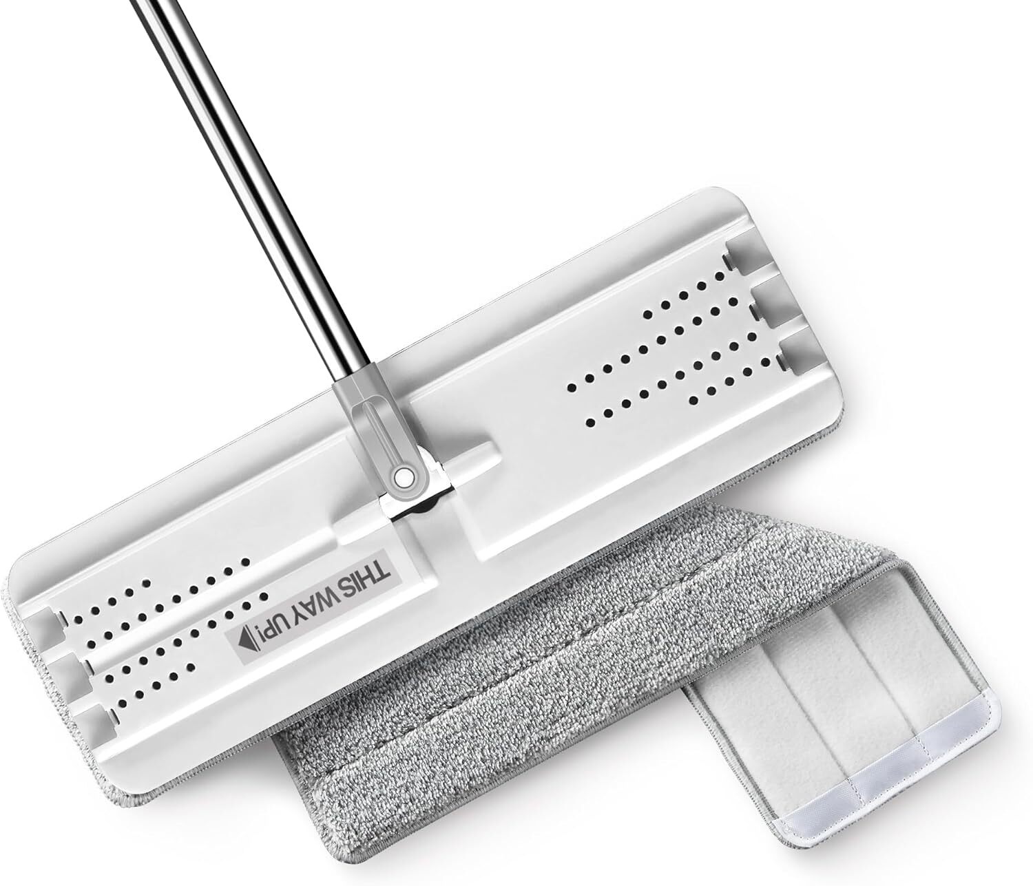 JOYMOOP Flat Mop, Microfiber Mop for Floor Cleaning and Wall Cleaner, 50