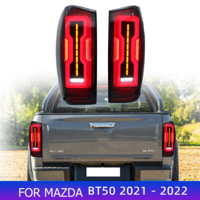 LED Tail Lights For Mazda BT-50 BT50 2020 2021 2022 Smoked Start UP Animation