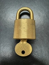 New  Wilson Bohannan WB Padlock Brass Lock Heavy Duty…NEW