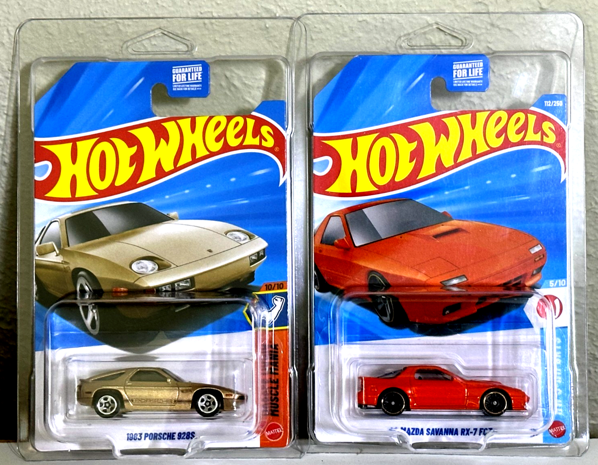 2026 HOT WHEELS 1983 PORSCHE 928S GOLD HWDG '89 MAZDA SAVANNA RX-7