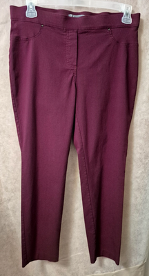 #ad 89th Madison Women#x27;s Comfort Waist Stretch Skinny Legging Pant Size L EUC $12.75