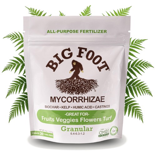 Big Foot Mycorrhizae - Double Your Plant Size – Easy to Use – Made in USA – 