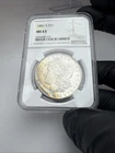 RAINBOW TONER 1881 S Morgan Silver Dollar Ms 63 NGC