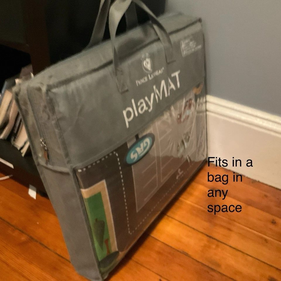 Alfombra de Juego Prince Lionheart - Ciudad/Granja Doble Cara Como Nueva 78x70 Pulgadas Foto 2 de 4