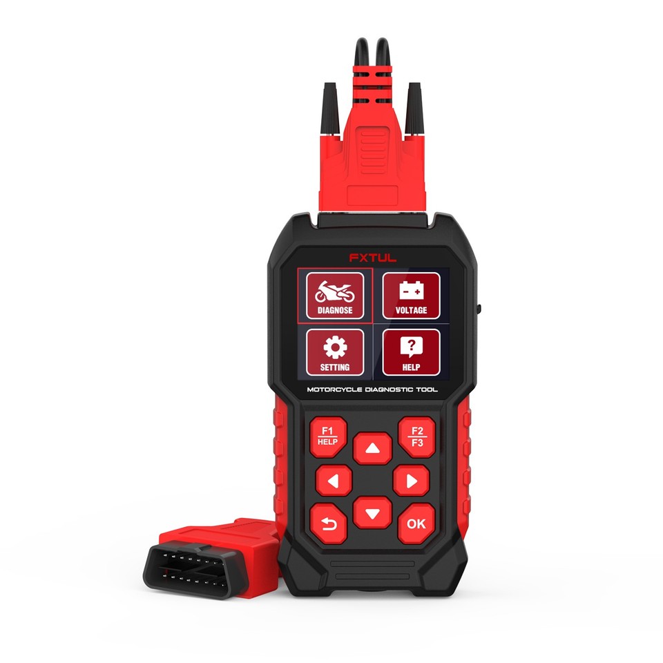 FXTUL M4 Harley Motorcycle Diagnostic Tool OBD2 Full System Code Reader ...