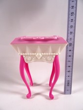 Vintage Barbie-Möbel Modezauber Konsolen-Tisch Stuhl Mattel wie abgebild (19063)