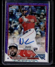 2023 Topps Chrome Update #RA-NC Narciso Crook Autographs Purple Speckle SN,AU