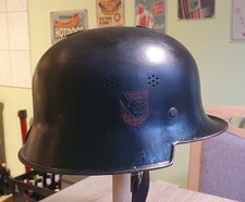 Stahlhelm M34 Wehrmacht Feuerschutzpolizei WW2  Mit Stempel Vorschriftsmäßig.