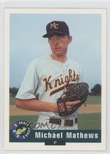 1992 Classic Draft Picks Mike Matthews Michael Mathews #27 0b5