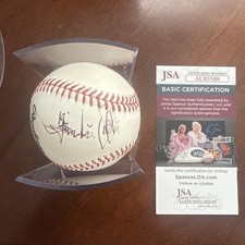 FRANKIE VALLI 4 SEASONS SINGER SIGNED / AUTOGRAPHED BASEBALL  JSA Certified