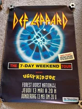 Def Leppard 7-Day Weekend Tour Poster