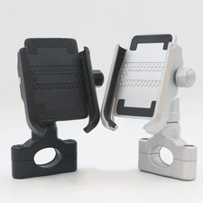 Cell Phone Holder Mount Suitable for Aluminum Black/Silver Bike Motorcycle