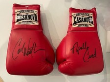 Carl Weathers Apollo Creed signed pair Casanova boxing gloves Beckett COA Rocky 