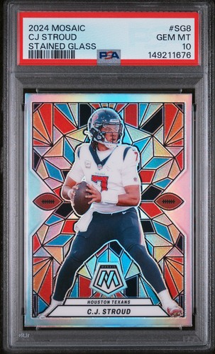 2024 Panini Mosaic Stained Glass C.J. Stroud #SG-8 card