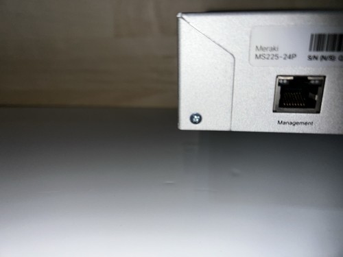 Cisco Meraki MS225-24P 24 Port Rack Mountable Ethernet Switch **Unclaimed** - Picture 3 of 3