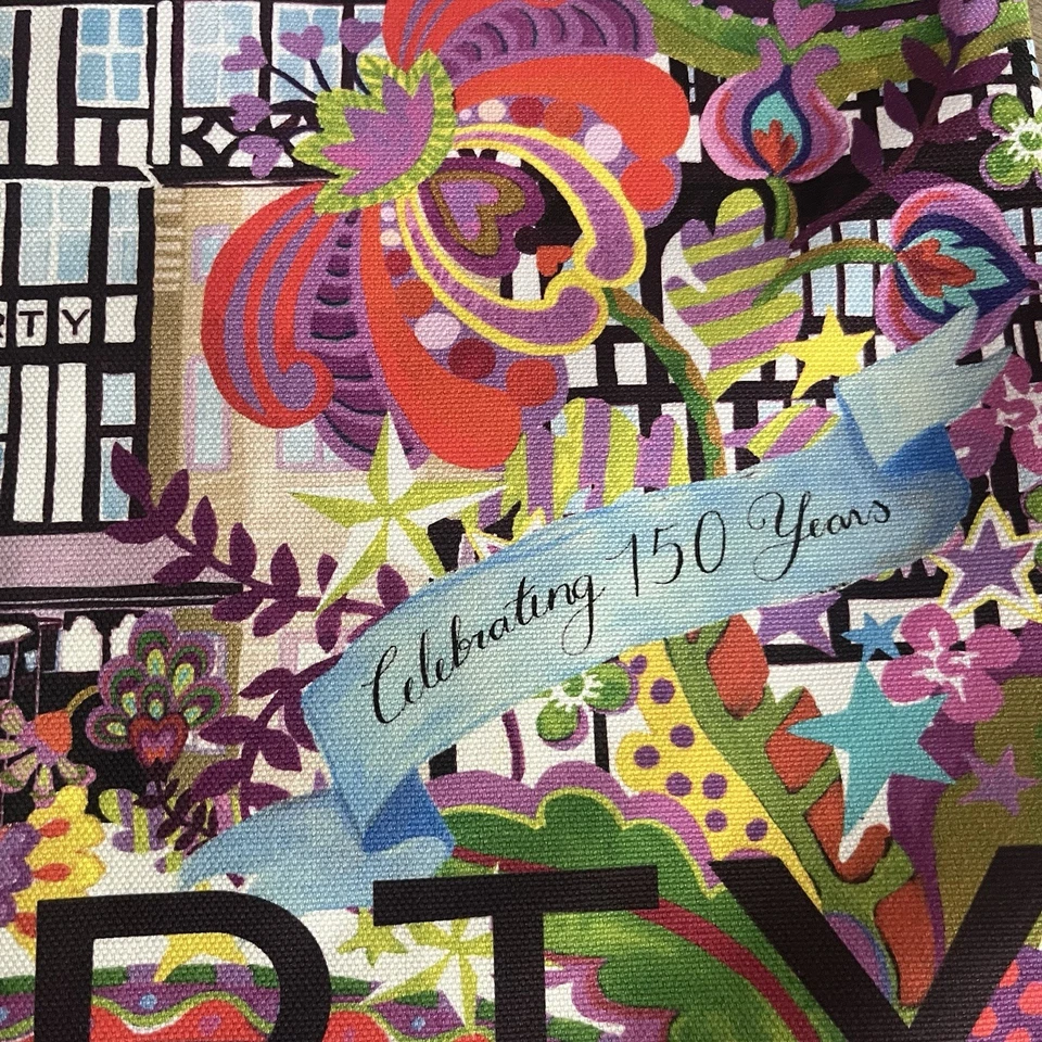 Liberty London 150th Anniversary Tote Bag limited Edition Made in GB 42x38cm NWT - Image 3 of 4