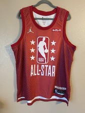 Men’s 56 NBA All Star Edition Ja Morant Jordan 75th Anniversary Jersey Red