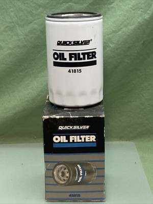 NEW GENUINE MERCURY QUICKSILVER 41815 OIL FILTER