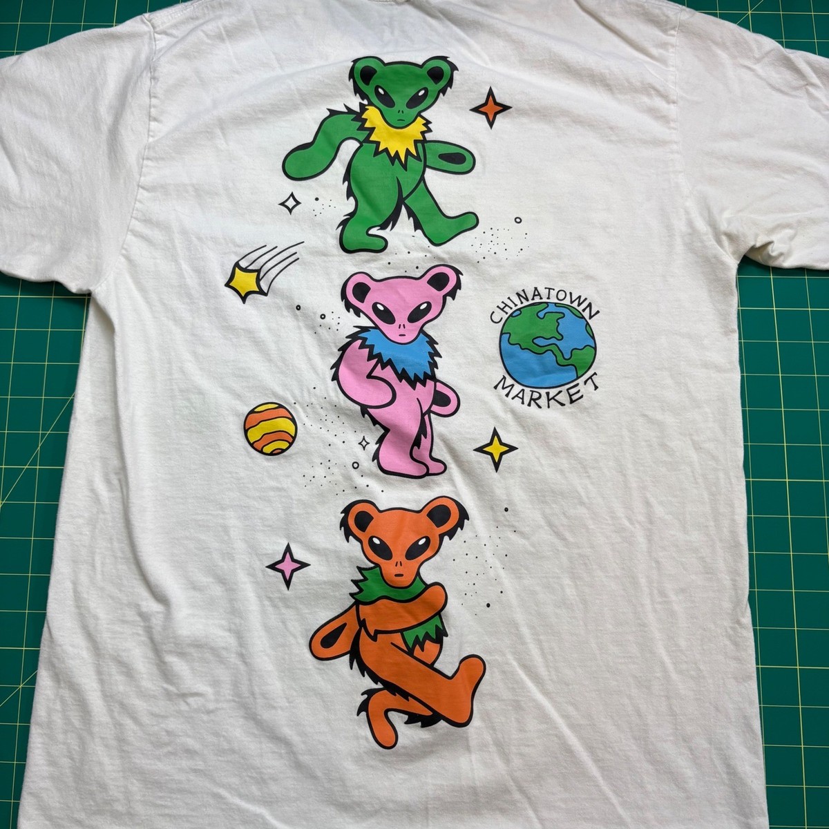 Chinatown Market Grateful Dead Alien UFO Dancing Bears T-Shirt
