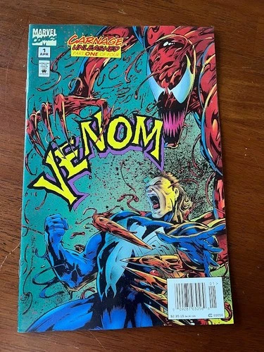 VENOM CARNAGE UNLEASHED # 1 VG/FN NEWSSTAND MARVEL COMICS 1995