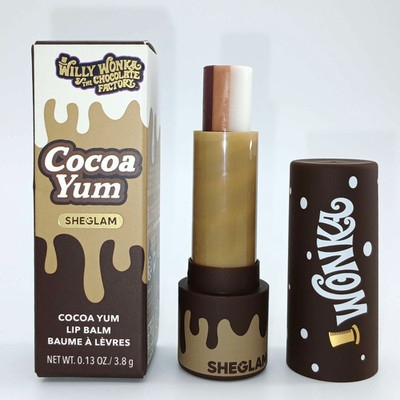 WILLY WONKA X Sheglam Award Winning COCOA YUM MOISTURIZING LIP BALM