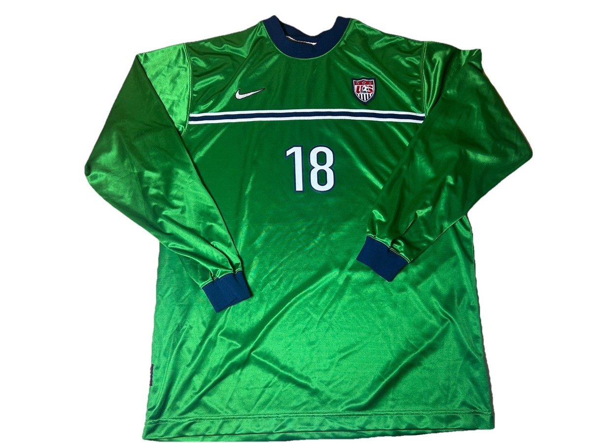 Vintage #18 1998 Nike US Soccer Goalie Jersey USMNT Keeper USA
