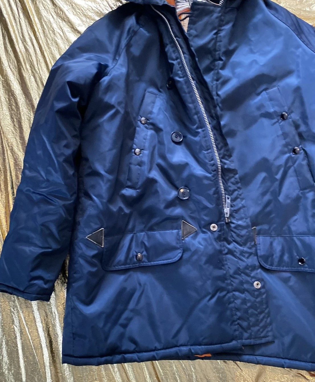 Vintage Arctic Parka Flying Jacket Large Made For Below Freezing Temp - product detail image 6