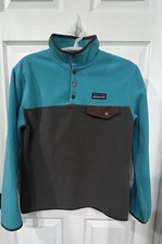 Patagonia Lightweight Synchilla Snap-T Fleece Pullover Womens Medium Blue